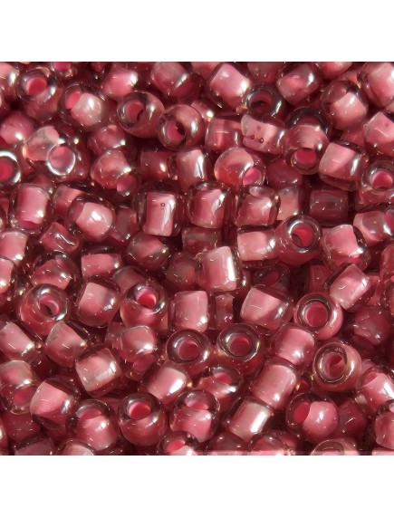 Margele Toho 11/0 0959 Inside Colour Lt. amethyst Pink Lined