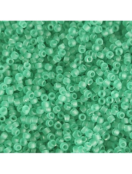 Margele Toho 15/0 0072F Transparent Frosted Dk Peridot