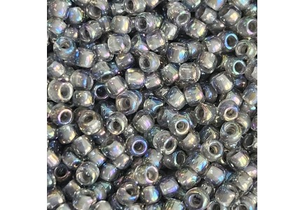 Margele Toho 11/0 1820 Inside Color Rainbow Gray/ Opaque Gray Lined Margele Toho 11/0 1820 Inside Color Rainbow Gray/ Opaque Gray Lined