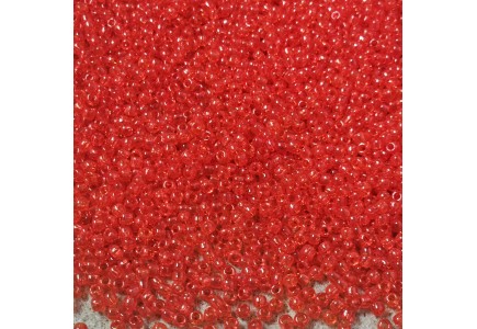Toho 8/0 0005 Transparent Lt. Siam Ruby