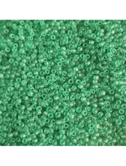 Margele Toho 11/0 0072F Transp Frosted Dk Peridot