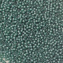 Toho 8/0 0939F Transparent Frosted Green Emerald