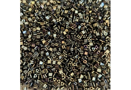 Toho Triangle 8/0 83 Metallic Iris Brown