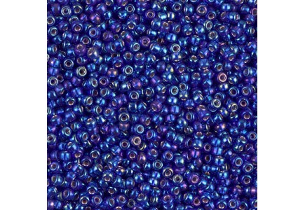 Margele de nisip Miyuki 11/0 1020 Silverlined AB Cobalt