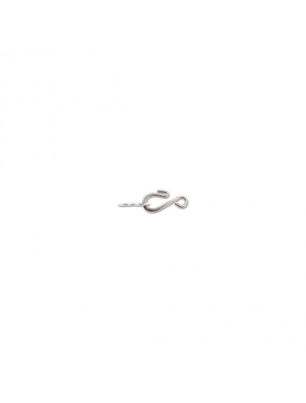 Inchizatoare Hook&eye Argintiu