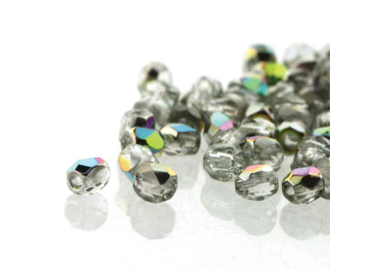 Fire Polish True 2 28101/00030 Crystal Vitrail