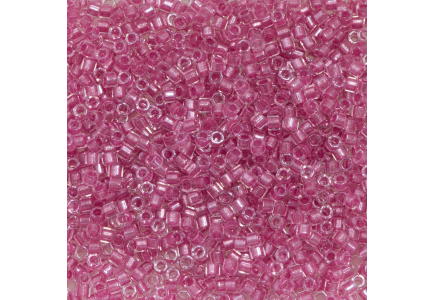 Delica Hexcut 11/0 DBC0902 Sparkle Rose Lined Crystal