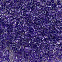 Delica Hexcut 11/0 DBC0906 Sparkle Purple Lined