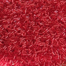 Miyuki Bugle 3mm 0140 Transparent Light Red