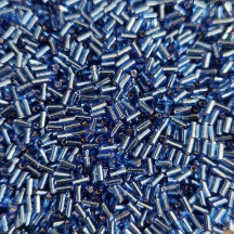 Miyuki Bugle 3mm 0019 Silver Lined Sapphire