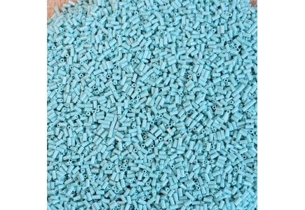  Miyuki Bugle 3mm 0412 Op. Turquoise Green