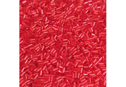 Miyuki Bugle 3mm 0140 Transparent Light Red