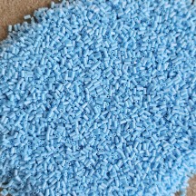 Miyuki Bugle 3mm 0413FR Op. Turquoise Blue Matted