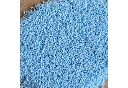 Miyuki Bugle 3mm 0413FR Op. Turquoise Blue Matted