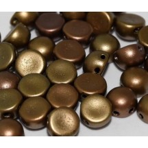 2-hole Cabochon 6 mm 01670 Zinc Iris