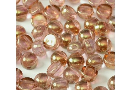  2-hole Cabochon 6 mm 14495/00030 Crystal Red Luster