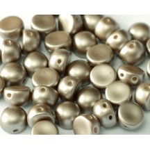 2-hole Cabochon 6 mm 25005/02010 Alabaster Pastel Lt. Brown
