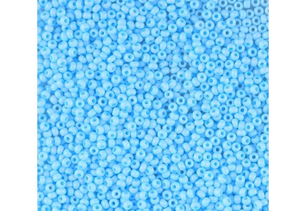 50gr Preciosa 11/0 19001/03134 Blue Dyed Chalkwhite