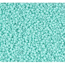 50 gr *Preciosa 10/0 19001/03164 Green Dyed Chalkwhite