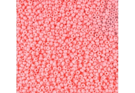 50gr Preciosa 8/0 19001/03191 Pink Dyed Chalkwhite