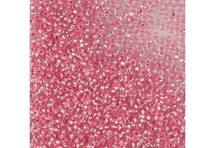 50gr Preciosa 8/0 19001/08275 Silverlined Pink