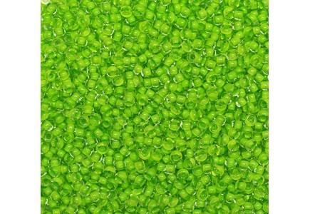 50gr Preciosa 8/0 19001/08A54 Terra Intensive Green Lined
