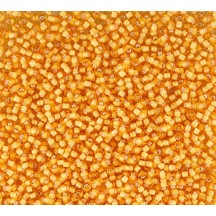 50gr Preciosa 10/0 19001/15056 Topaz Colour Line Chalkwhite
