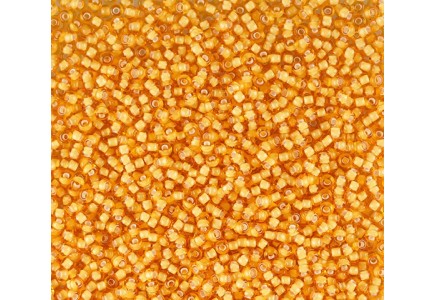 50gr Preciosa 10/0 19001/15056 Topaz Colour Line Chalkwhite