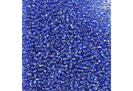 50 gr Preciosa 10/0 19001/37050 Sapphire Silver Lined