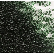 50gr Preciosa 11/0 19001/50150 Transp Dk Green
