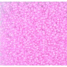 50gr Preciosa 10/0 19001/58523 Crystal Colour Lined Violet Rainbow