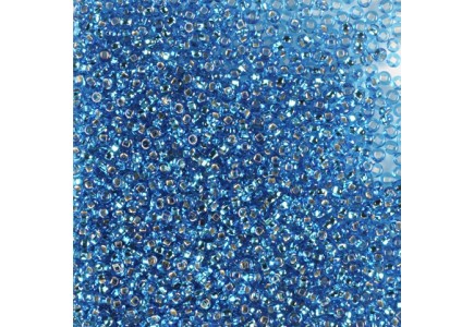 50gr Preciosa 11/0 19001/67150 Aquamarine Silver Lined