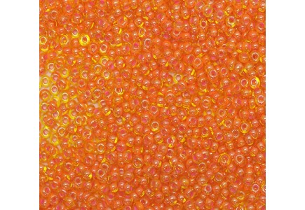 50gr Preciosa 10/0 19001/81016 Transp Yellow Amber Colour Lined