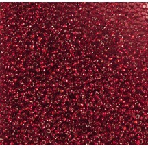 50gr Preciosa 11/0 19001/97090 Silver Line Red	