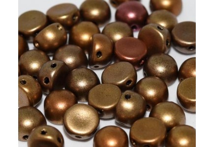 2-hole Cabochon 6 mm 01610 Metallic Mix 2-hole Cabochon 6 mm 01610 Metallic Mix
