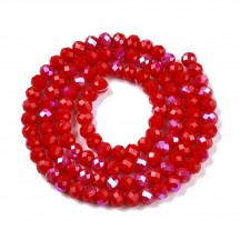 Rondele Sticla 4X3mm Crimson AB