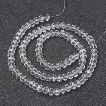 Rondele Sticla 4mm Clear Rondele Sticla 4mm Clear