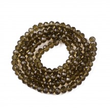 Rondele Sticla 4x3mm Coffee Rondele Sticla 4x3mm Coffee