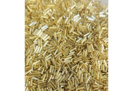  Miyuki Bugle 6mm 0006 Silver Lined Yellow