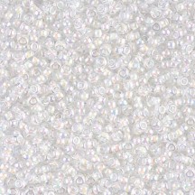 Margele de nisip Miyuki 15/0 0284 Lined Crystal AB