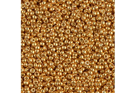 Margele de nisip Miyuki 15/0 5gr 4203 Duracoat Galvanized Yellow Gold
