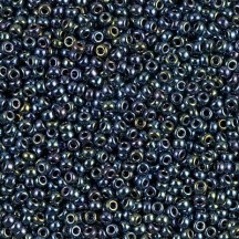 Margele de nisip Miyuki 15/0 0456 Gunmetal Iris