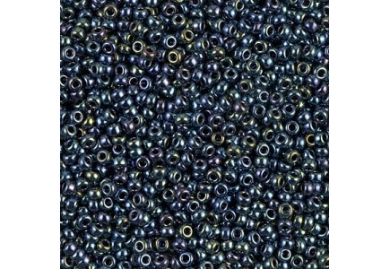 Margele de nisip Miyuki 15/0 0456 Gunmetal Iris