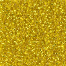 Margele de nisip Miyuki 15/0 0006 Silver Lined Yellow