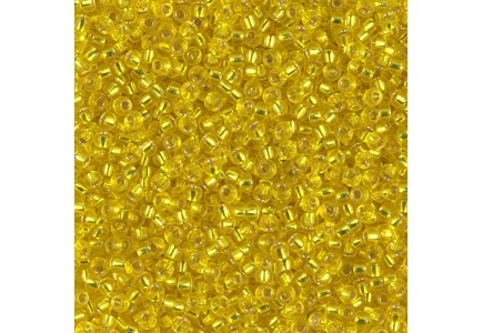 Margele de nisip Miyuki 15/0 0006 Silver Lined Yellow