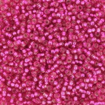 Margele de nisip Miyuki 15/0 1436 Silver Lined Rasberry