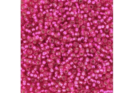 Margele de nisip Miyuki 15/0 1436 Silver Lined Rasberry