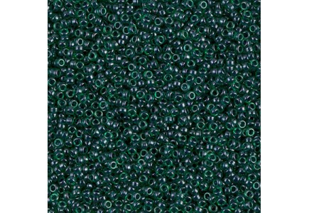 Margele de nisip Miyuki 15/0 2241 Inside Color Lined Emerald Luster Margele de nisip Miyuki 15/0 2241 Inside Color Lined Emerald Luster