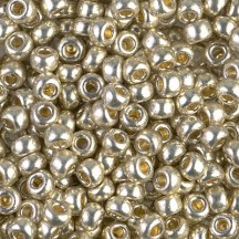 Margele de nisip Miyuki 6/0 4201 Duracoat Galvanized Silver
