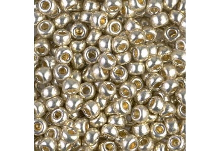 Margele de nisip Miyuki 6/0 4201 Duracoat Galvanized Silver